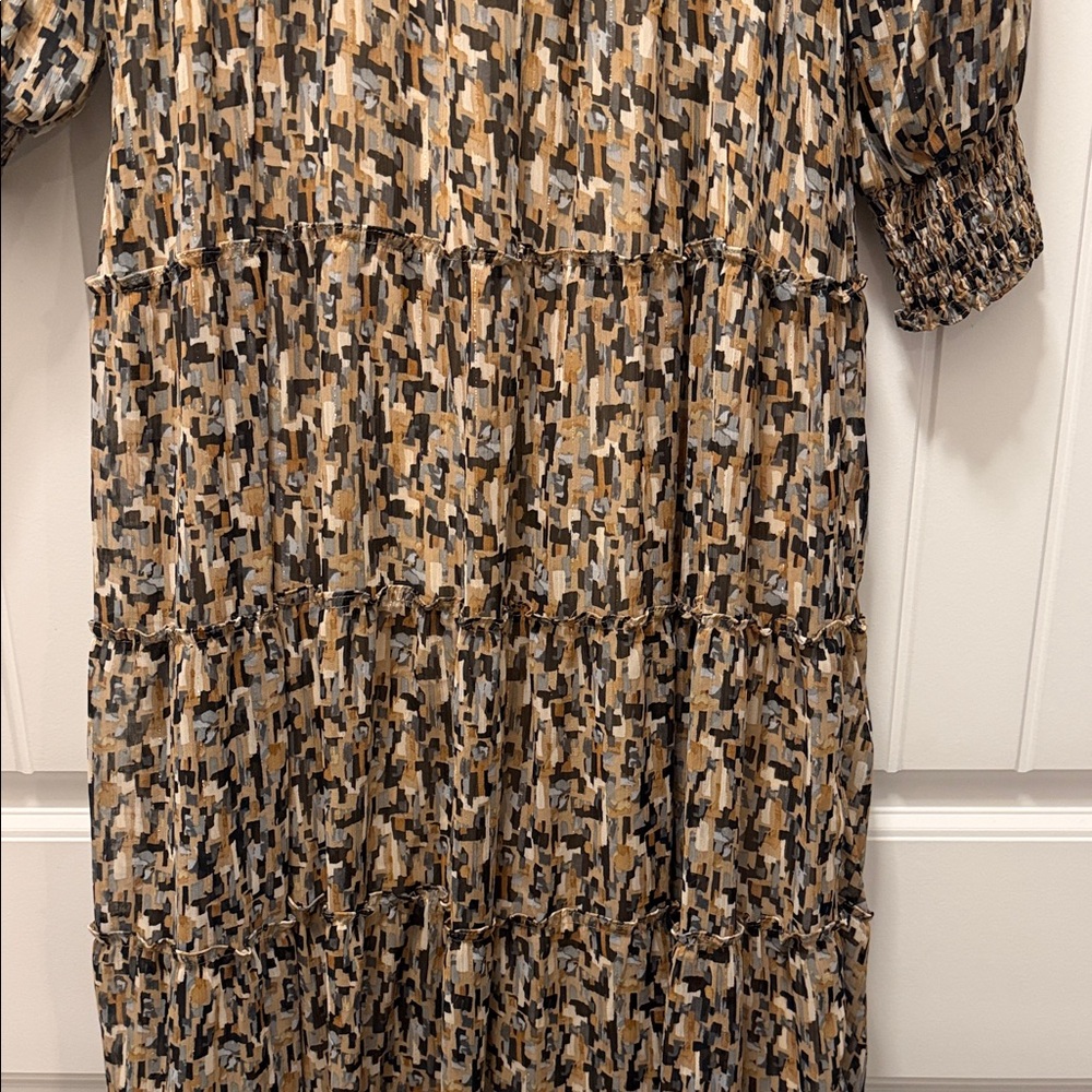 Patterned Maxi Dress Large - Picture 5 of 6